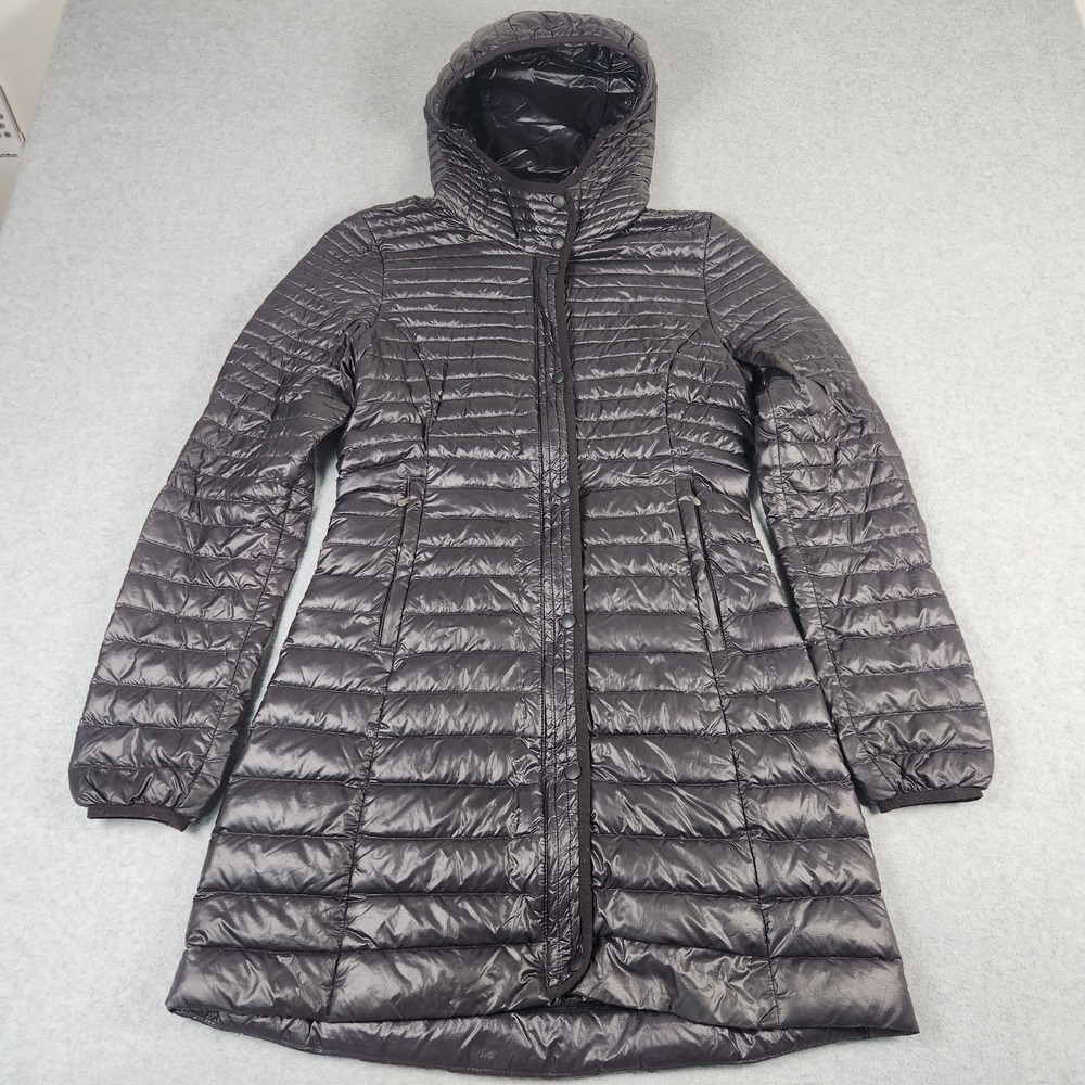 Patagonia Ultralight Fiona Down Parka Womens XS Black Hooded Puffer Jacket